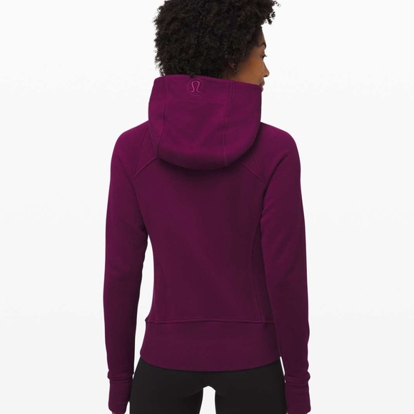 Scuba Hoodie Light Cotton Fleece in Marvel - Picture 2 of 5